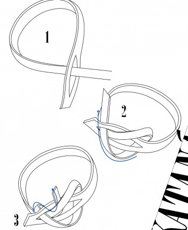 Ремешок на сумку-БРАСЛЕТ-держатель Брелока Унисекс Pi-AURORA VITAE!